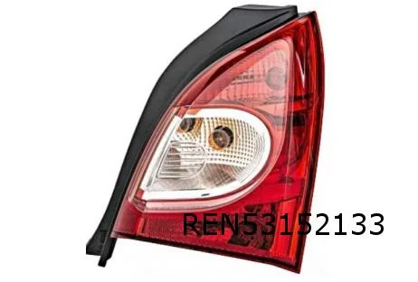 Renault Twingo (3/08-8/14) achterlicht Links buiten (incl. fittingplaat en lampen) origineel! 265550521R