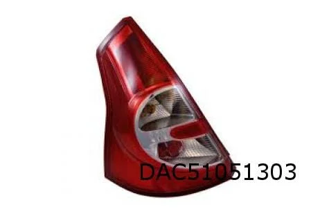 Dacia Sandero (6/08-11/12) achterlicht Links (Zonder fittingplaat) origineel! 8200734825