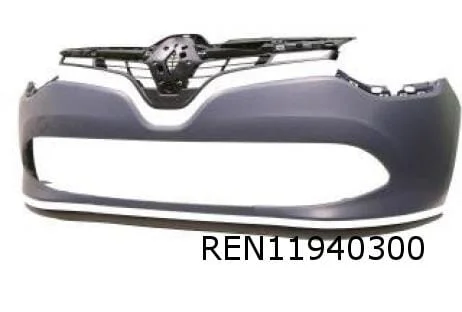 Renault Clio IV (1/13-10/19) Voorbumper (Incl. spoiler en bovengrille) (te spuiten) origineel! 620220826R