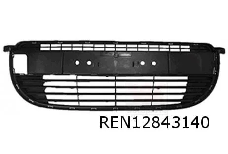 Renault Kangoo (6/13-8/21) (K61) voorbumpergrille zwart (bij te spuiten bumper) 622549985R