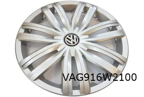 Volkswagen Caddy (7/15-12/20) wieldeksel 16" (1ZX fijnzilver) Origineel! 2K56011471ZX