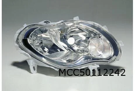 MCC Smart City-Coupe (2/02-) / City-Cabrio (-10/06) koplamp (H7/H1) Rechts OES! 0013465V001