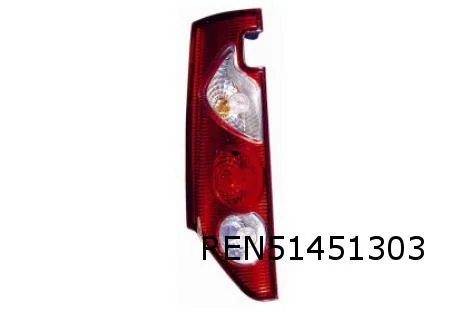Renault Kangoo (2/08-6/13) achterlicht Links (bij achterdeuren) OES! 8200419949