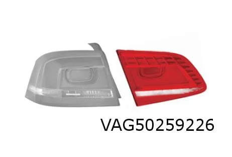 Volkswagen Passat Sedan (1/11-10/14) achterlicht Rechts binnen (helderrood) OES! 3AE945094J