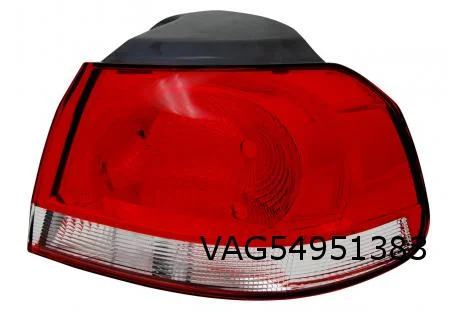 Volkswagen Golf VI (11/08-11/12) achterlicht Links binnen OES! 5K0945093AC