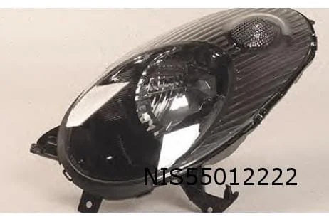 Nissan Micra K12 (-6/05) koplamp Rechts (zwart) OES! 26010AX705