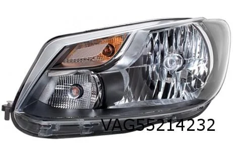 Volkswagen Caddy (9/10-7/13) koplamp Rechts (halogeen H4) OES! 2K5941006A