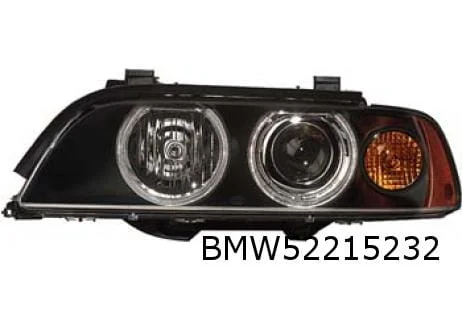BMW 5-serie (9/00-5/03) koplamp Rechts (HID / oranje knipperlicht) OES! 63126912430