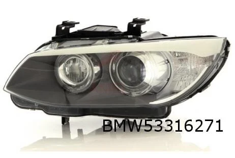 BMW 3-serie (5/10-) koplamp (Bi-Xe) Links (met actieve bochtverlichting) OES! 63117273207