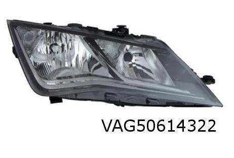 Seat Leon (11/12-1/17) koplamp Rechts (halogeen) OES! 5F1941006B