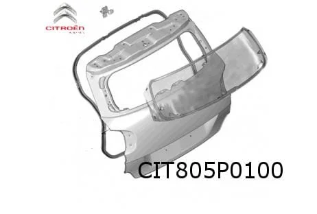 Citroën C3 Aircross achterklep Origineel! YQ00133280