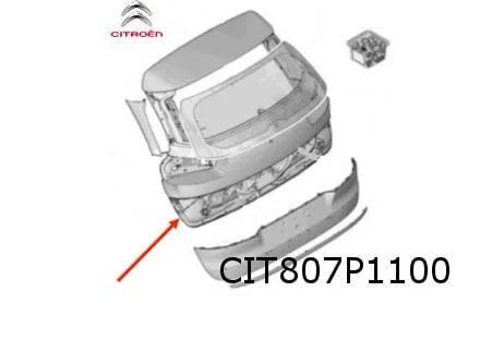 Citroën C4 SpaceTourer achterklep Origineel! 1609347780