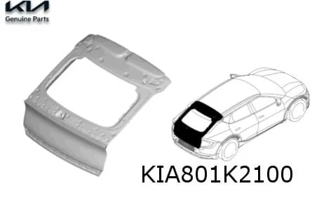 Kia EV6 achterklep (bij powerlift optie) (9/21-) Origineel! 72800CV010