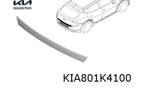 Kia EV6 lijst achterklep (grijs) (9/21-) Origineel! 87370CV000