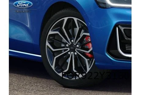 Ford Focus V velg alu. 8J x 18" 5 x 2-spaaks design (Parelgrijs gepolijst) (1/18-) Origineel! 2540808