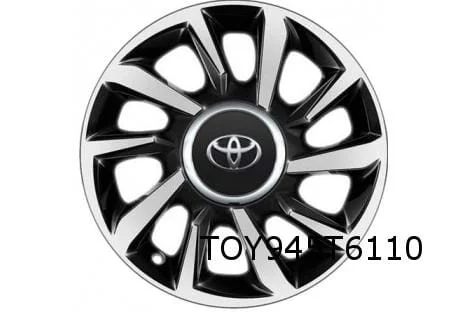 Toyota Aygo velg Aluminium 15'' turbine zwart / gepolijst Origineel! PW4570H008MB