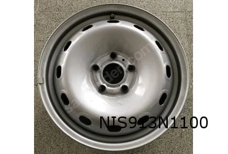 Nissan/Opel/Renault velg staal 6J x 16" (zilver) (bij naafdeksels) Origineel! 4030000Q2K