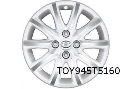 Toyota Aygo velg Aluminium 15'' 10-spaaks wit / gepolijst Origineel! PZ49390673MW
