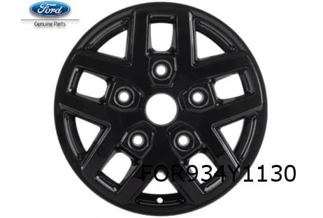 Ford Transit Custom velg alu. 6,5J x 16" 5 X 2 spaaks design (zwart glanzend) (3/18-) Origineel! 2410949