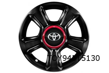 Toyota Aygo velg Aluminium 15'' 5-spaaks zwart Origineel! PW4570H005ZB