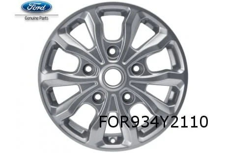 Ford Transit Custom velg alu. 7J x 17" 10-spaaks design (sprankelend zilver) (3/18-) Origineel! 2221797