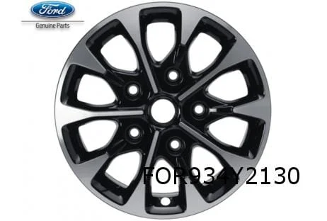 Ford Transit Custom velg alu. 7J x 17" 10-spaaks design (zwart en gepolijst) (3/18-) Origineel! 2044753