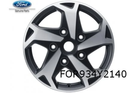 Ford Transit Custom velg alu. 7J x 17" 5-spaaks design (gepolijst matzwart) (3/18-) Origineel! 2410951