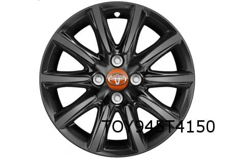 Toyota Aygo velg Aluminium 15'' 10-spaaks hoogglans zwart Origineel! PW4570H003ZB