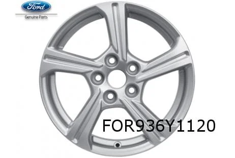 Ford Puma velg alu. 6,5J x 16" 5-spaaks design (Sparkle Silver) (1/20-) Origineel! 2393234