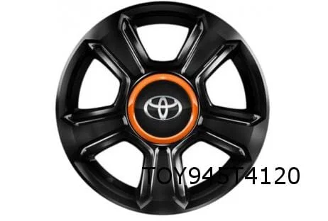 Toyota Aygo velg Aluminium 15'' 5-spaaks hoogglans zwart Origineel! PW4570H002ZB