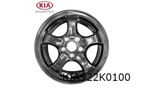 Kia Niro (Hybrid / PHEV) velg alu. 6.5J x 16" (voor wieldeksel) (6/16-6/19) Origineel! 52910G5120