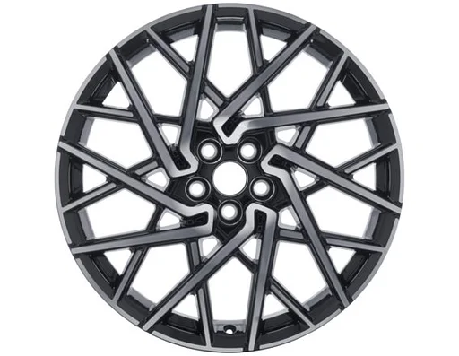 Ford Mustang Mach-E velg alu. 8J x 20" 10x2 spaaks design (zwart gefreesd) (4/21-) Origineel! 2487051
