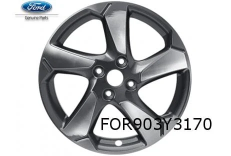 Ford Fiesta VII velg alu. 7J x 17" 5-spaaks design (rough metal) (3/17-) Origineel! 2246352