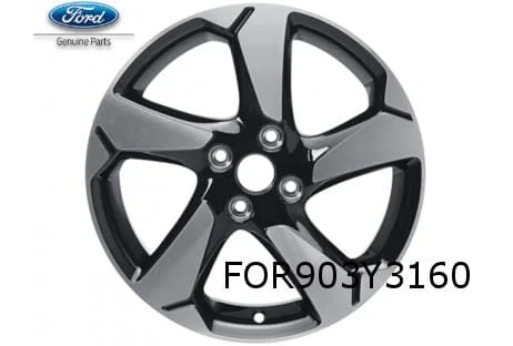 Ford Fiesta VII velg alu. 7J x 17" 5-spaaks design (absolute black) (3/17-) Origineel! 2357898