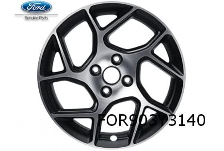 Ford Fiesta VII velg alu. 7,5J x 17" 5 x 2-spaaks Y-design (matzwart gefreesd) (3/17-) Origineel! 2169241