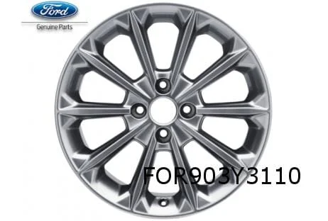 Ford Fiesta VII velg alu. 7J x 17" 10-spaaks design (sprankelend zilver) (3/17-) Origineel! 2238246