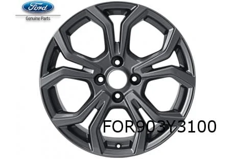 Ford Fiesta VII velg alu. 7J x 17" 7 spaaks Y-design (rock metalic machined) (3/17-) Origineel! 2237389