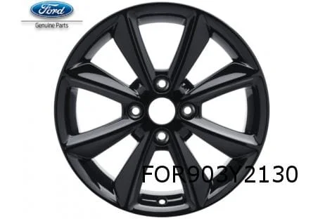 Ford Fiesta VII velg alu. 6,5J x 16" 8-spaaks design (zwart) (3/17-) Origineel! 2237394