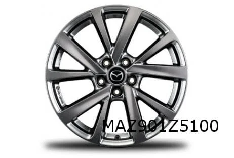 Mazda (3) CX/30 velg alu. 7J x 18" (design 72) (chrome shadow) (3/19-) Origineel! BDELV3810
