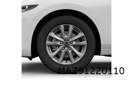Mazda 3 velg alu. 6,5J x 16" (zilver / design 167) (3/19-) Origineel! 9965M56560