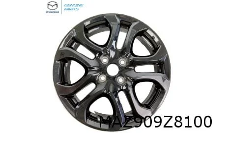 Mazda 2 velg alu. (5.5J x 16") (Road wheel black metallic) (4/15-2/20) Origineel! 9965655560