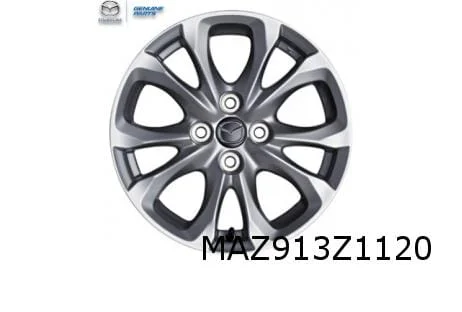 Mazda 2 velg alu. 5,5J x x15" design 153 (zilver) (2/20-) Origineel! 9965375550CN