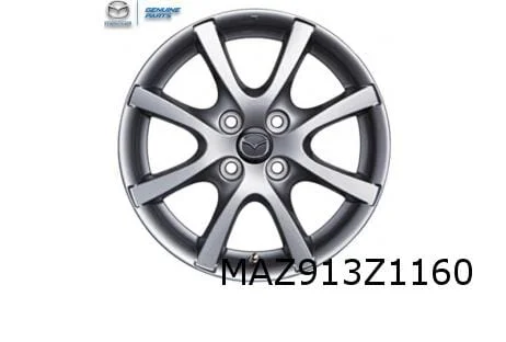 Mazda 2 velg alu. 5,5J x x15" design 65 (zilver) (2/20-) Origineel! DC3LV3810