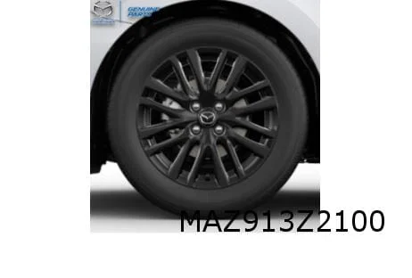 Mazda 2 velg alu. 5,5J x 16" design 173A (zwart) (2/20-) Origineel! 9965775560