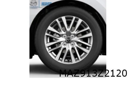 Mazda 2 velg alu. 5,5J x 16" design 173 (zilver) (2/20-) Origineel! 9965745560