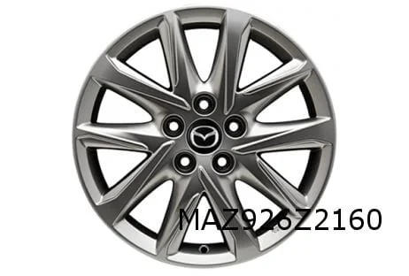 Mazda CX-5 velg alu. 7J x 17" Design 67 (zilver) (accessoires) (10/21-) Origineel! KD3MV3810