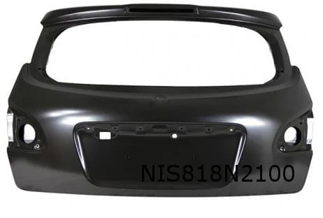 Nissan Qashqai achterklep (bij camera) (versie Acenta / Tekna) (J10) (-1/14) Origineel! K0100BR0MA