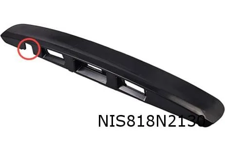 Nissan Qashqai achterklepgreep (bij camera) (versie Acenta / Tekna) (J10) (-1/14 ) Origineel! 90812JD20H