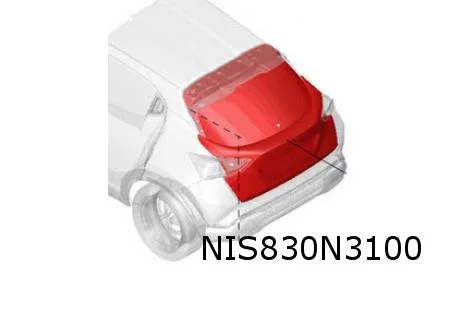 Nissan Juke achterklep (VIsia) (F16) (10/19-) Origineel! NIS830N1100