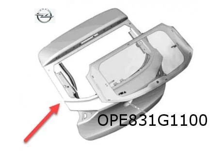 Opel Corsa F achterklep (9/19-) (P2JO) Origineel! 9837473680
